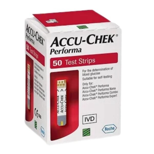 Accu-Chek Performa Blood Sugar Test Strips Pack of 50's,