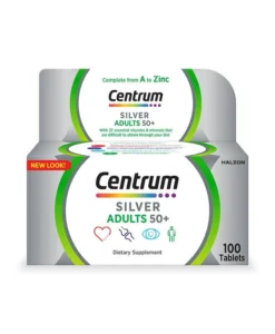 Centrum Silver 50+ Adult Multivitamin Tablets, Pack of 100's