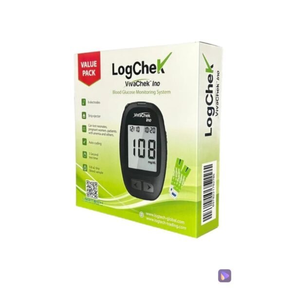 Logchek Value Pack - 2 Strips +1 Meter +1 Lancet