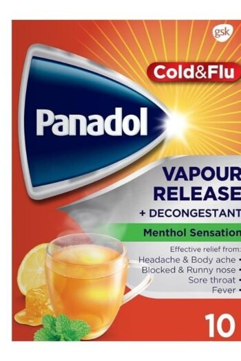 Panadol Cold and Flu Vapour Release and Decongestant Sachets
