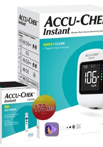 Accu-Chek Instant Blood Sugar Monitoring Syster + Test Strips 50's