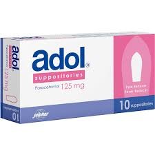 Adol Paracetamol 125 mg  10 Suppositories