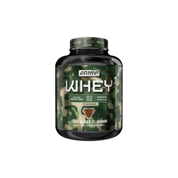 Army1 Whey 1 Protein–Chocolate 2kg (with Digestive Enzymes)