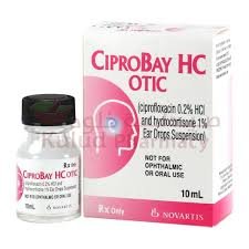 Ciprobay HC Otic 10ml (Ear Drops Suspension)