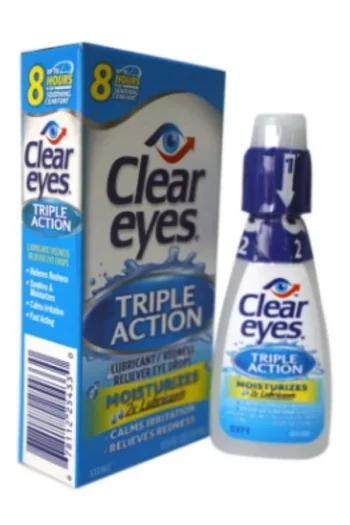 Clear Eyes Triple Action Relief Drops