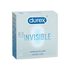 Durex Invisible Ultra Thin Condoms 3 Pack