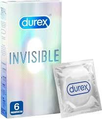Durex Invisible Ultra Thin Condoms 6 Pack
