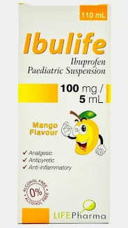 Ibulife Syrup 100 mg 5 ml 110 ml Bottle