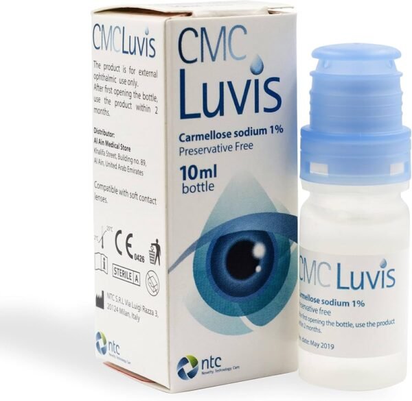 LuvisCarmellose sodium 1% Preservative Free Eye Drops 10ml