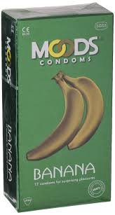 Moods Banana Condoms 12’s