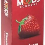 Moods Strawberry Condoms 12 Pack