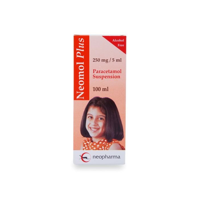 Neomol Plus 50mg 5ml Suspension 100ml Bottle