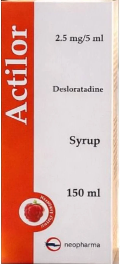 Neopharma Actilor Desloratadine Syrup 2.5 mg 5 ml 150 ml