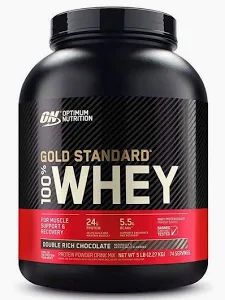Optimum Nutrition Gold Standard 100% Whey – Double Rich Chocolate 5lb
