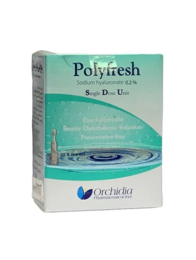Polyfresh Single Dose Unit Eye Lubricant 20x0.4ml