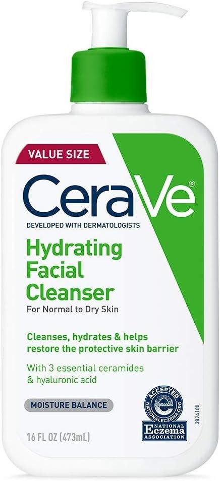 CERAVE HYDRATING
FACIAL CLEANSER (237
ml)