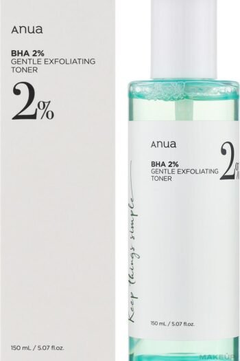 ANUA BHA GENTLE
EXFOLIATING TONER
2% (150 ml)