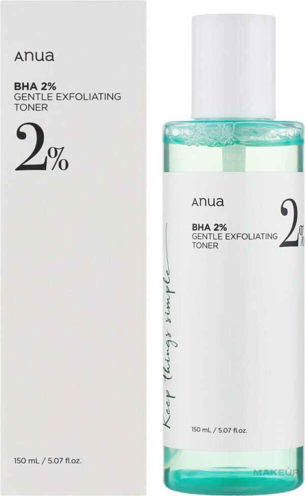 ANUA BHA GENTLE
EXFOLIATING TONER
2% (150 ml)