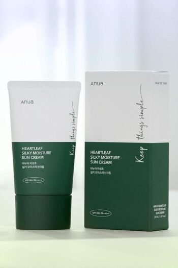 ANUA HEARTLEAF
SILKY MOISTURE
SUNSCREEN SPF50
(50 ml)