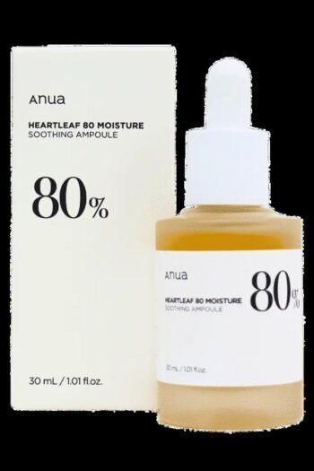 ANUA HEARTLEAF
80% SOOTHING
AMPOULE (30 ml)