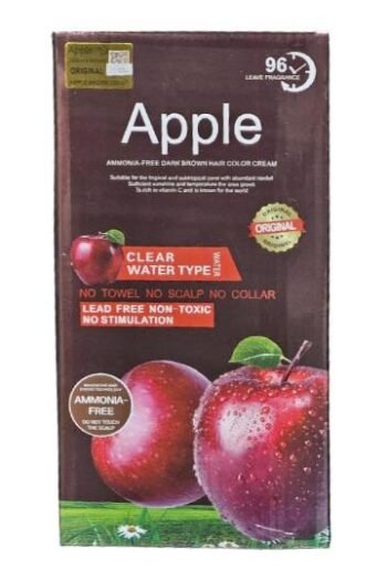 APPLE COLOUR 96
DARK BROWN HAIR
CREAM