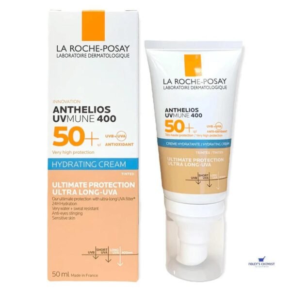 LA ROCHE-POSAY
ANTHELIOS UVMUNE
400 SPF50 +
HYDRATING CREAM(50
ml)