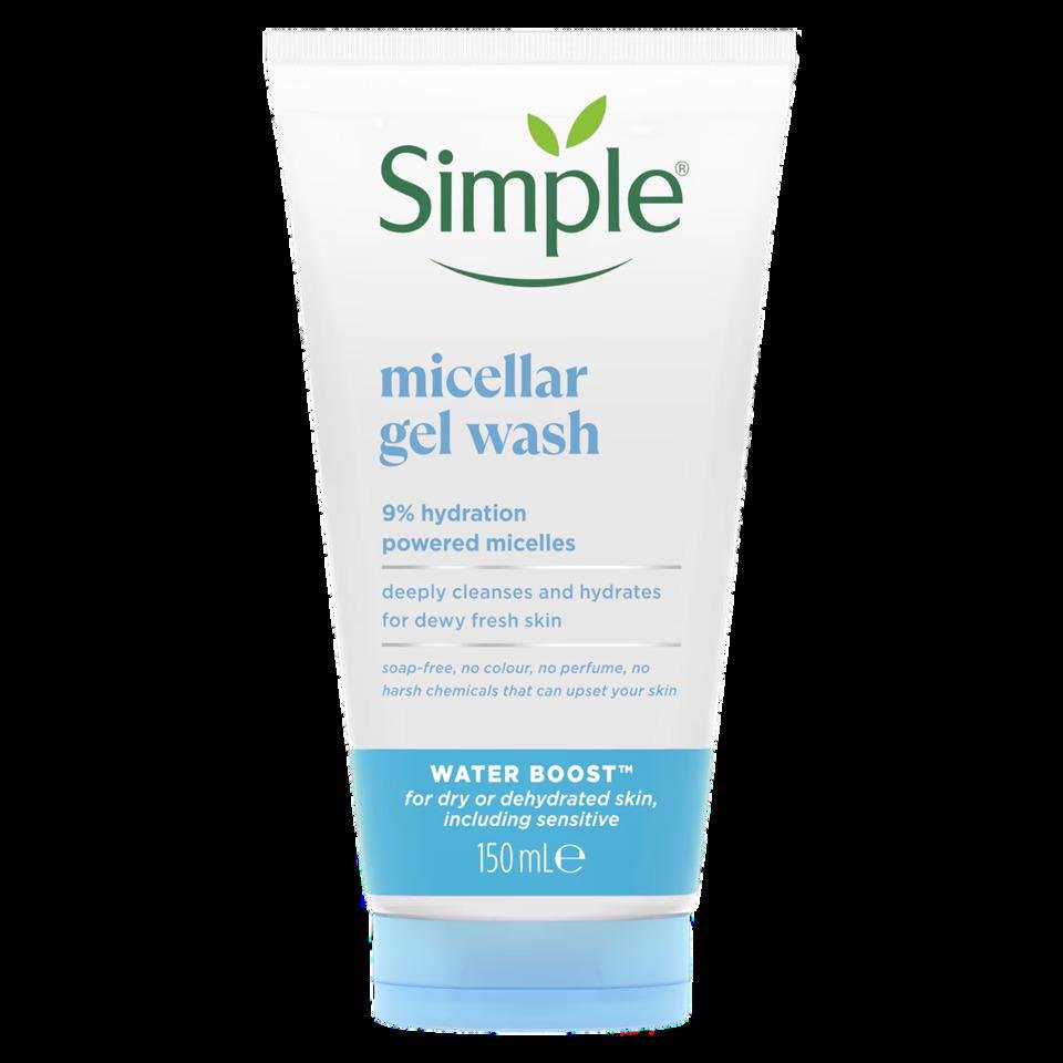 SIMPLE MICCELAR GEL
WASH (150 ml)