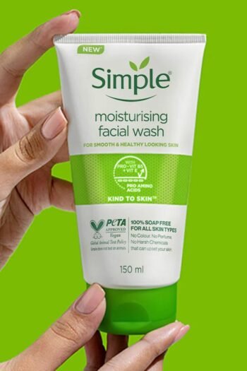 SIMPLE
MOISTURISING FACIAL
WASH (150 ml)