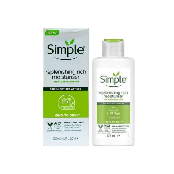 SIMPLE SKIN
SOOTHING ACTIVES
MOISTURIZER (125 ml)