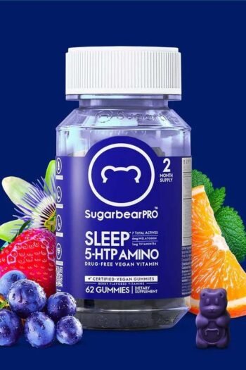 SUGARBEARPRO
SLEEP 5-HTP
AMINON GUMMIES
(62 PCS)