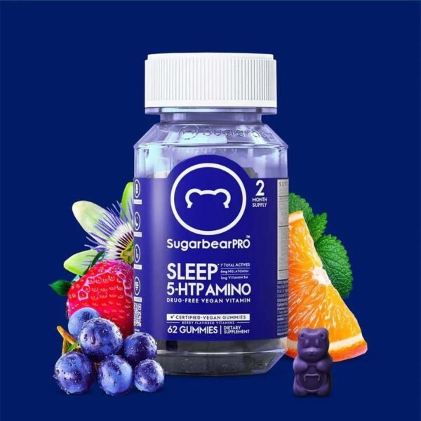 SUGARBEARPRO
SLEEP 5-HTP
AMINON GUMMIES
(62 PCS)