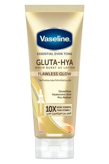 VASELINE ESSENTIAL
EVEN TONE GLUTA HYA
SERUM BURST LOTION
OVERNIGHT RADIANCE
RESTORE10X(200ml)