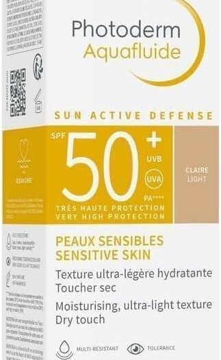 BIODERMA
PHOTODERM
AQUAFLUID CLEAR
LIGHT SPF50 (40
ml)