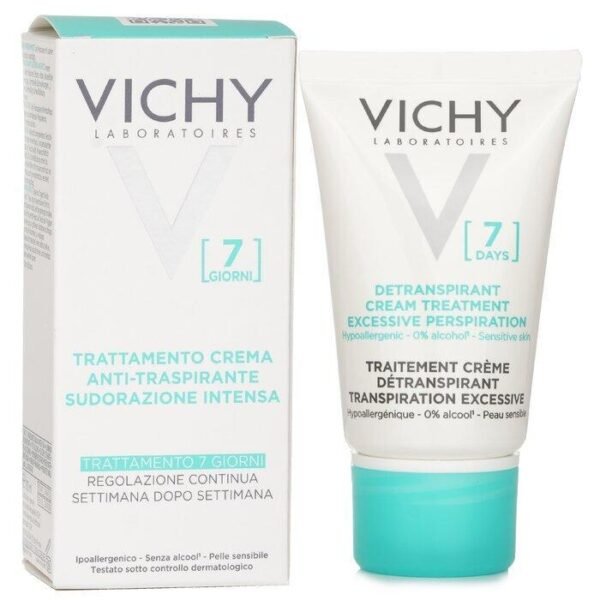 VICHY DETRANSPIRANT
CREAM TREATMENT
EXCESSIVE PERSPIRATION
(30 ml)