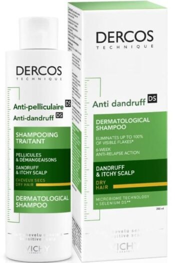 VICHY DERCOS ANTI-DANDRUFF SHAMPOO DRY
(200 ml)