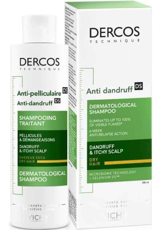 VICHY DERCOS ANTI-DANDRUFF SHAMPOO DRY
(200 ml)