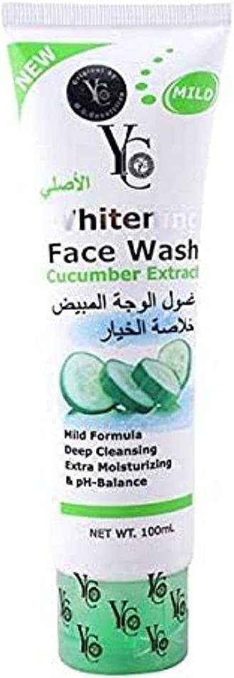 YC WHITENING
CUCUMBER FACE WASH
(100 ml)