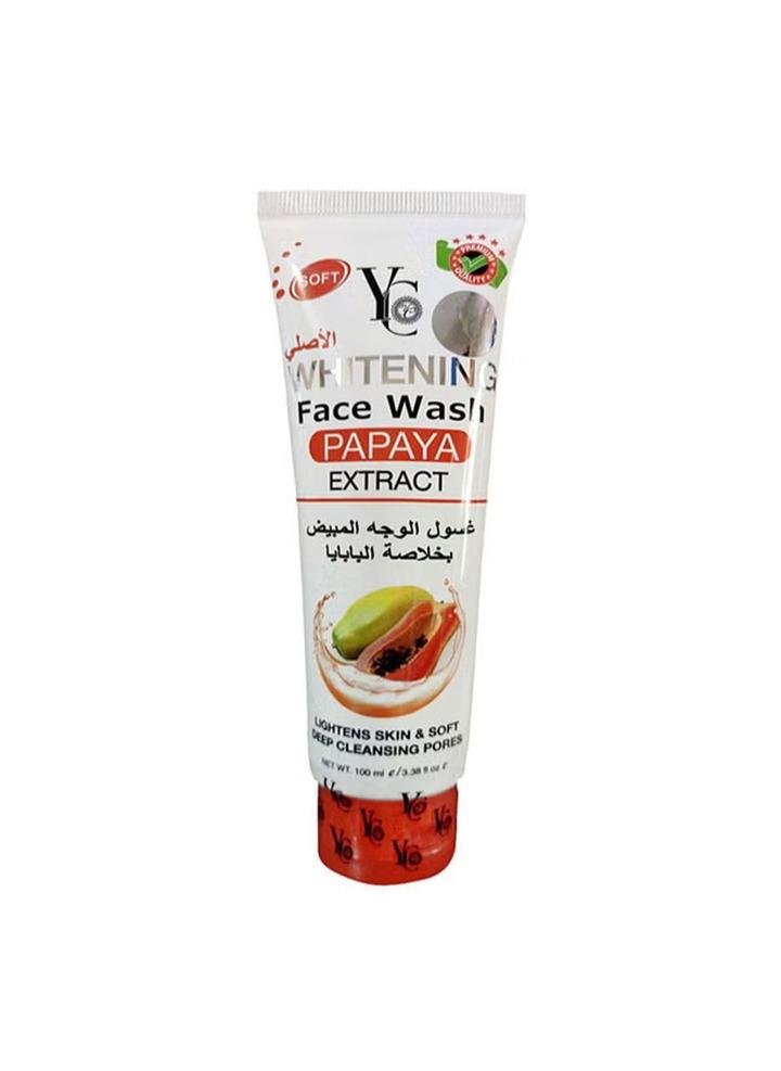 YC WHITENING PAPAYA
FACE WASH (100 ml)