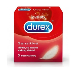 Durex Sensitive Thin Feel Condoms 3pcs