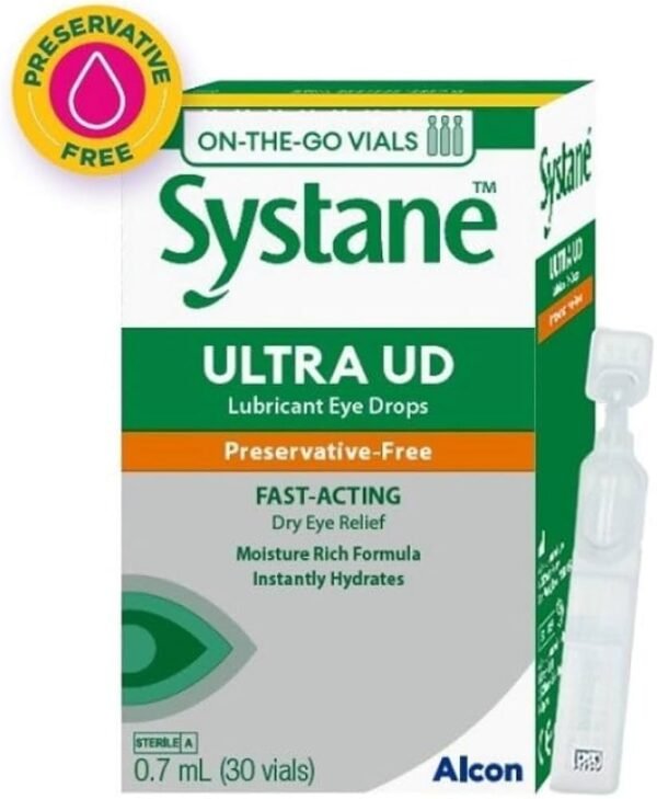 Systane ultra ud lubricant eye drops 32 vials