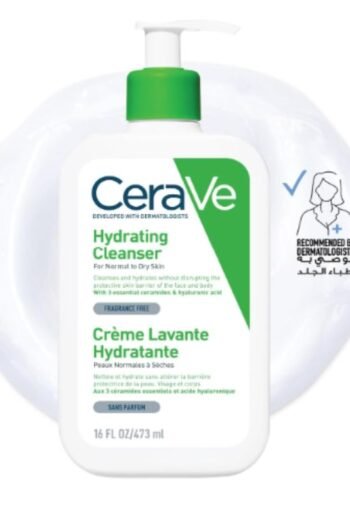 CeraVe Hydrating Cream-to-Foam Cleanser (355 ml)