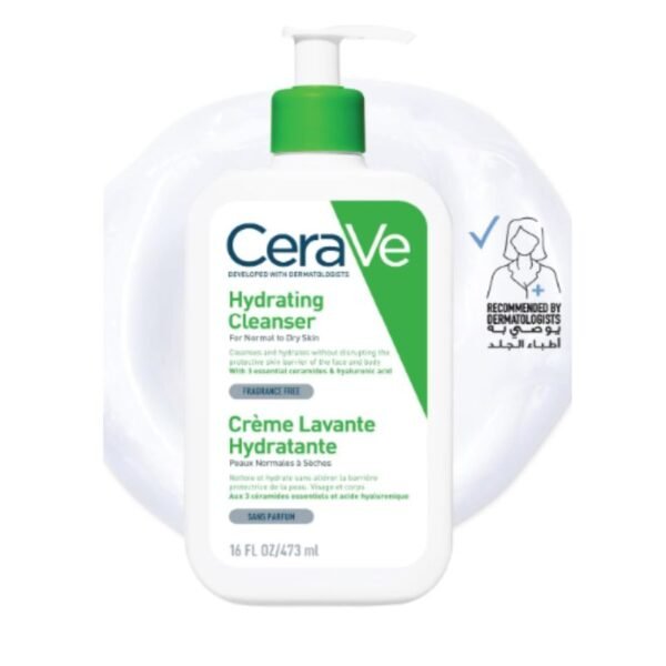CeraVe Hydrating Cream-to-Foam Cleanser (355 ml)