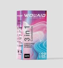 Wolaid 3 in 1 Condoms 12 Pack