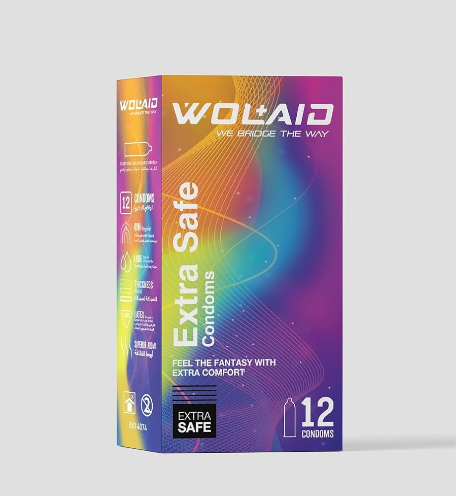 Wolaid Extra Safe Condoms 12 Pack