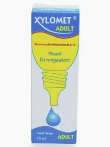 Xylomet Adult Nasal Drops 0.1% 15ml
