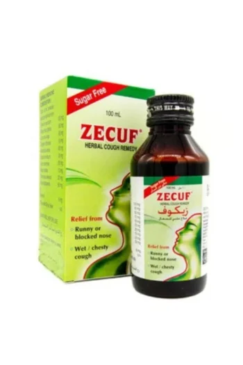 Zecuf herbal cough syrup sugar free 100ml