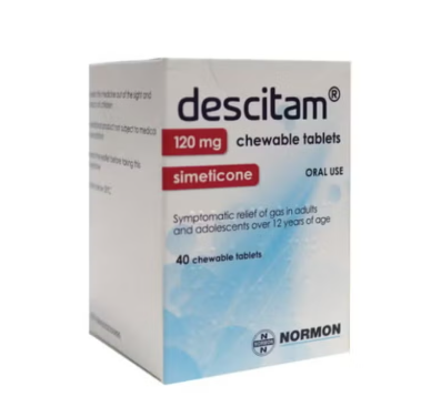 Descitam, Simeticone 120 mg Chewable Tablets 40's