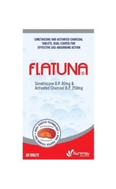Flatuna dual coated 20 tablets