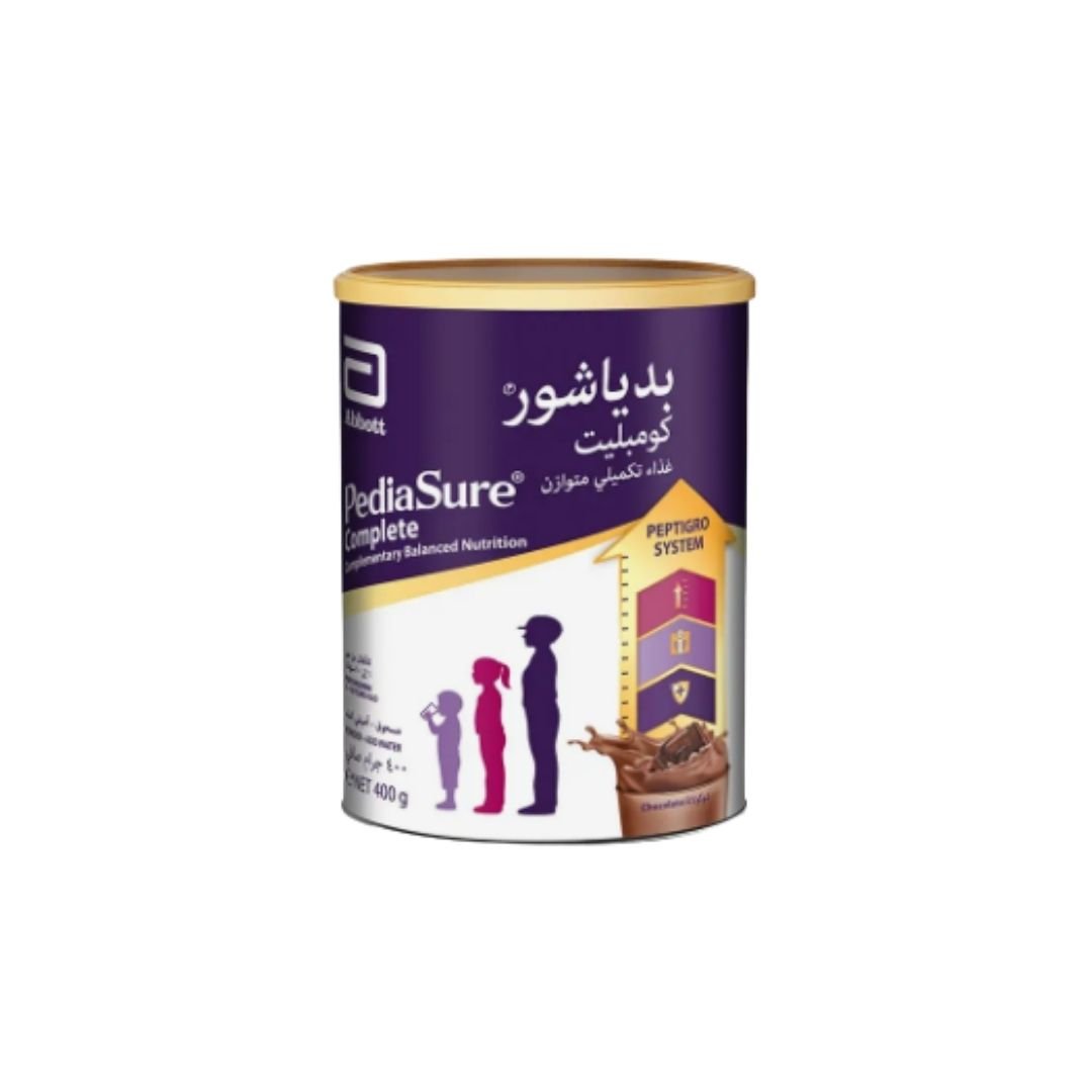 Pediasure complete chocolate from 1 to 10 years 400gmr