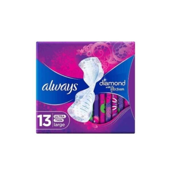 Ultra Thin Pad With Wings, L, 13 Pcs
